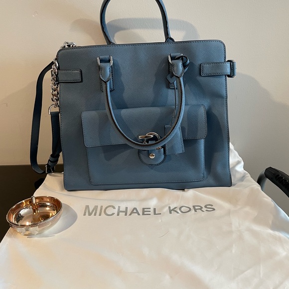 Michael Kors Emma Saffiano satchel large tote bag - Picture 3 of 9